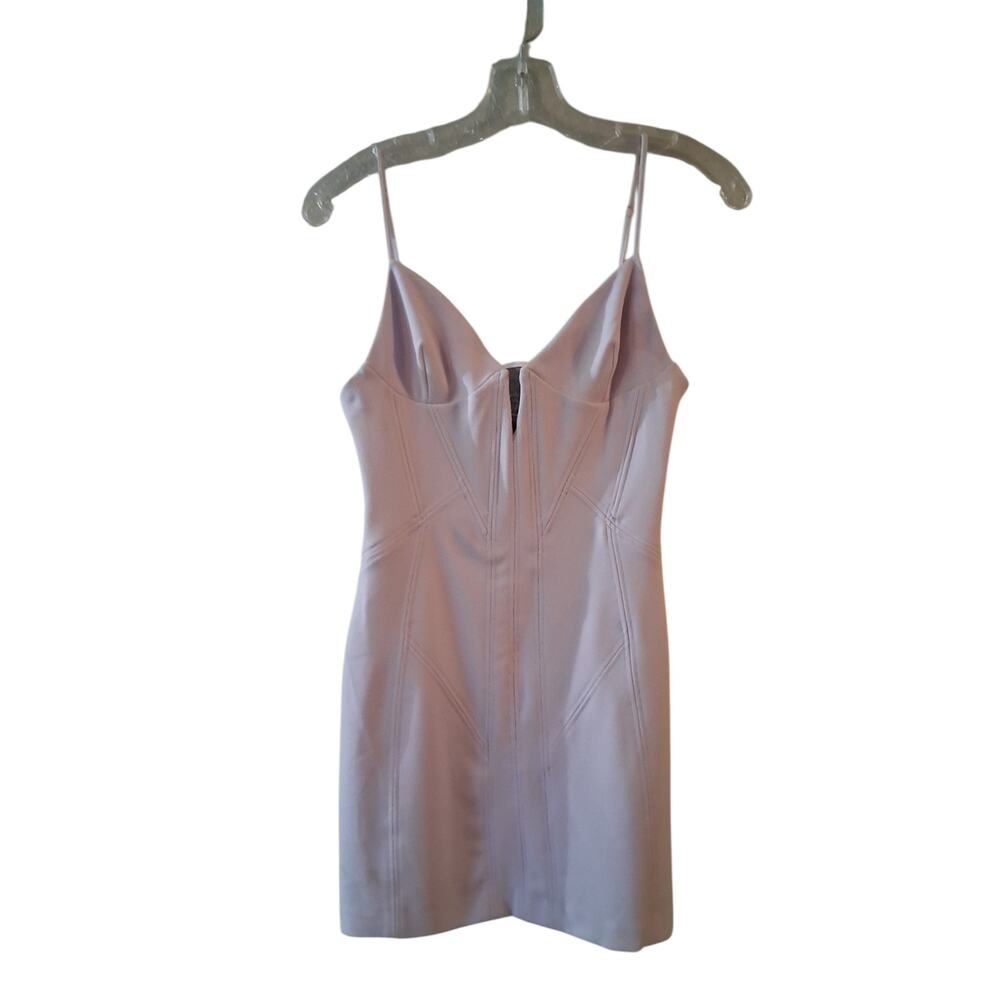 Zara Lilac Spaghetti-Strap Mini Dress - Picture 2 of 7